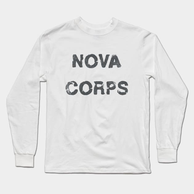 Nova Corps Long Sleeve T-Shirt by FandomTrading